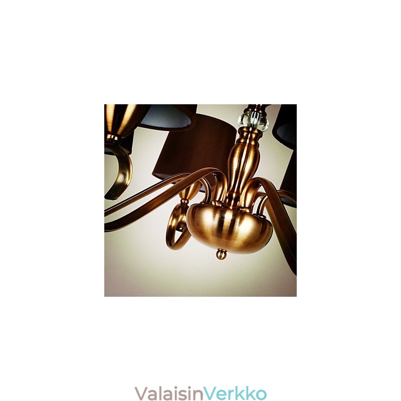Rustic Lodge Vintage Mini Style Galvanoitu metallikattokruunu