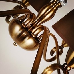 Rustic Lodge Vintage Mini Style Galvanoitu metallikattokruunu