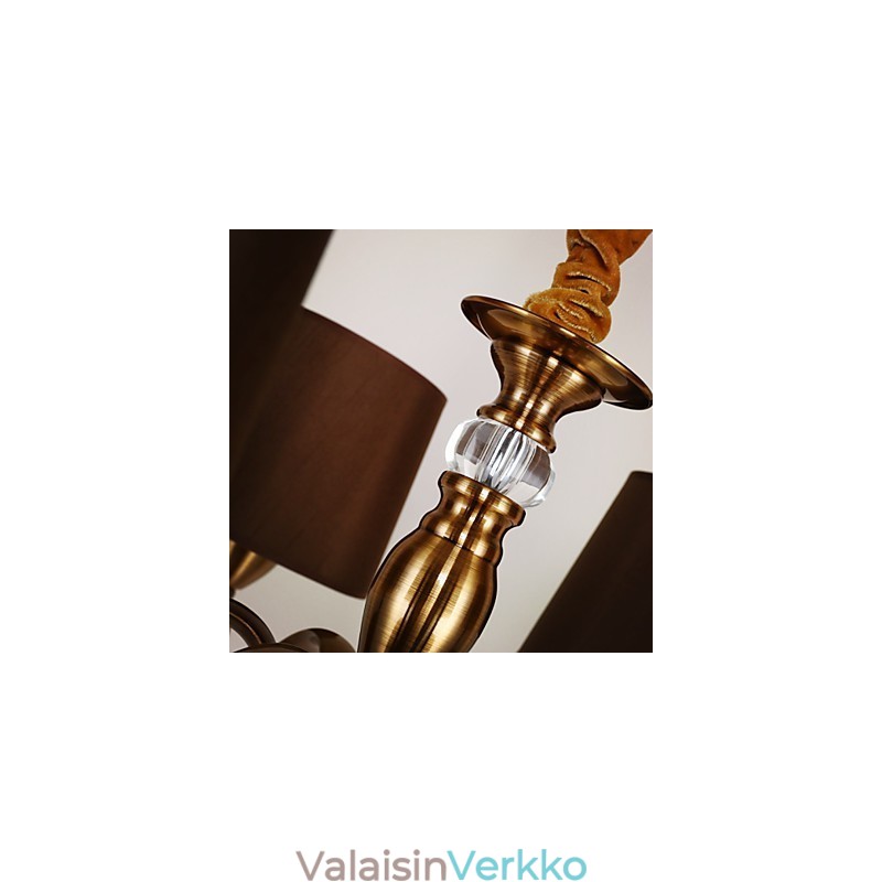 Rustic Lodge Vintage Mini Style Galvanoitu metallikattokruunu