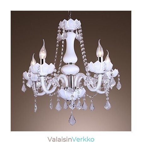 Moderni eurooppalainen ylellinen jade-kristallilasikruunu Moderni eurooppalainen ylellinen jade-kristallilasikruunu