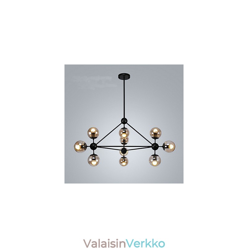 Maalaus metalliriippuvalaisin Autotalli