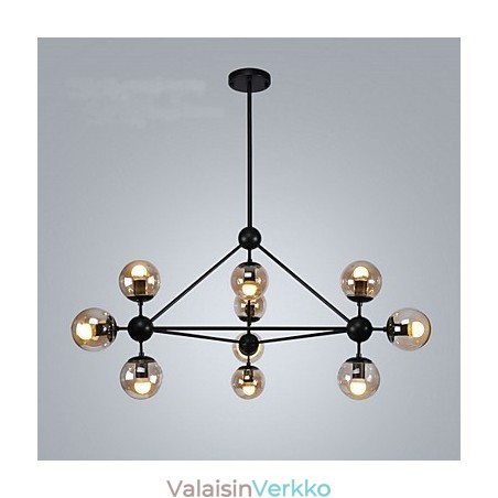 Maalaus metalliriippuvalaisin Autotalli