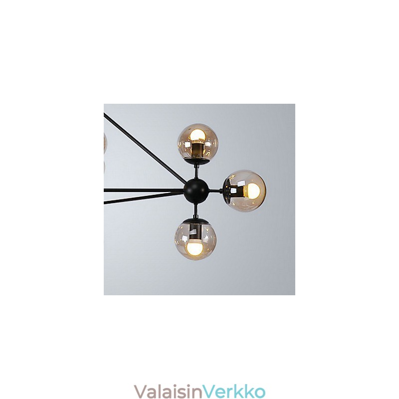 Maalaus metalliriippuvalaisin Autotalli