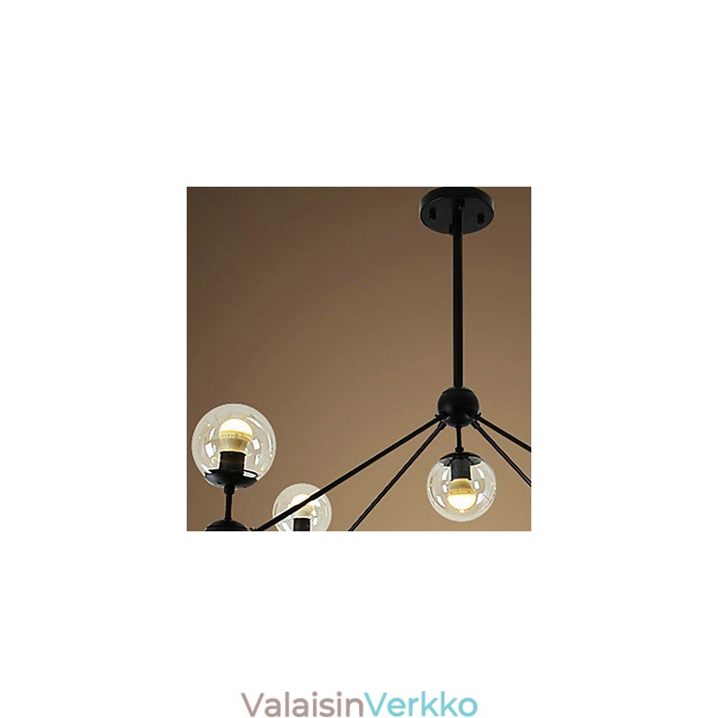 Maalaus metalliriippuvalaisin Autotalli