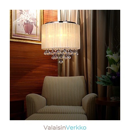 Tyylikäs kristalliriippuvalaisin 4 valolla Tyylikäs kristalliriippuvalaisin 4 valolla