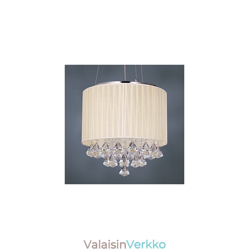 Tyylikäs kristalliriippuvalaisin 4 valolla
