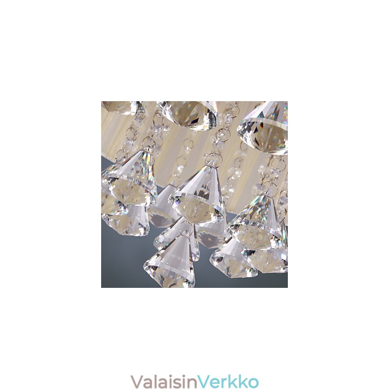 Tyylikäs kristalliriippuvalaisin 4 valolla