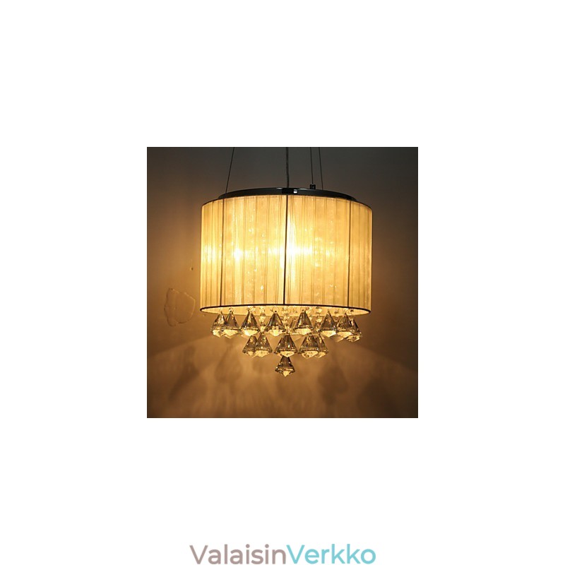 Tyylikäs kristalliriippuvalaisin 4 valolla