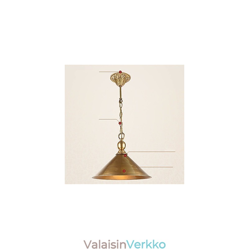 Pure Brass Pendant Light Mini Style Perinteinen Classic Metal