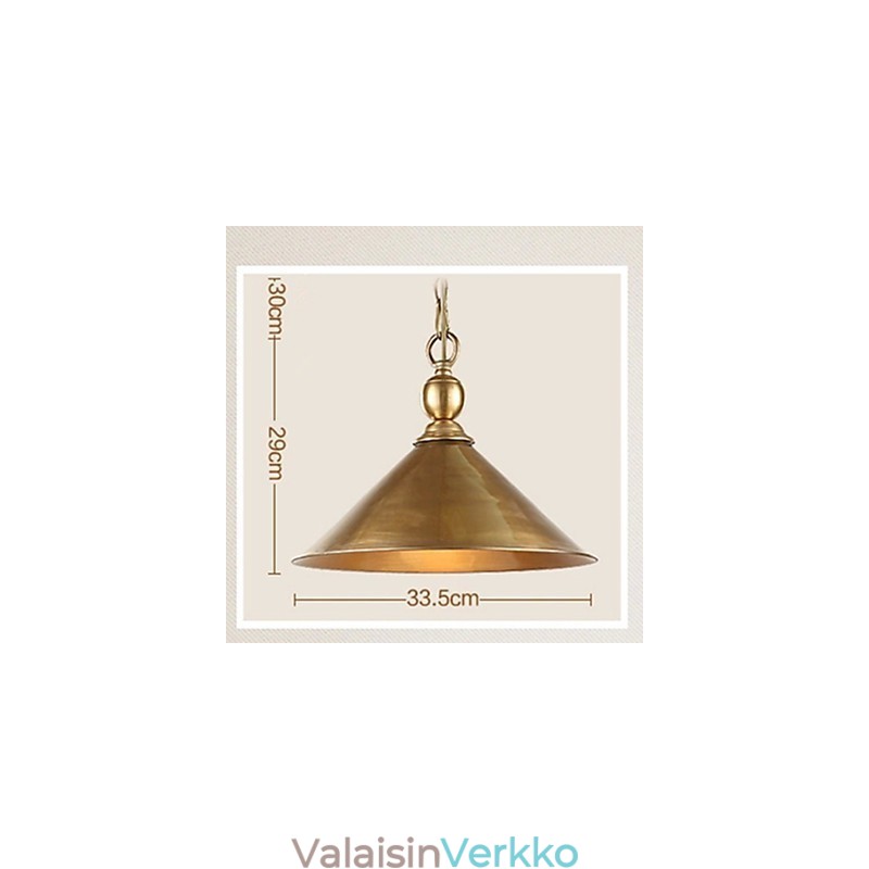 Pure Brass Pendant Light Mini Style Perinteinen Classic Metal