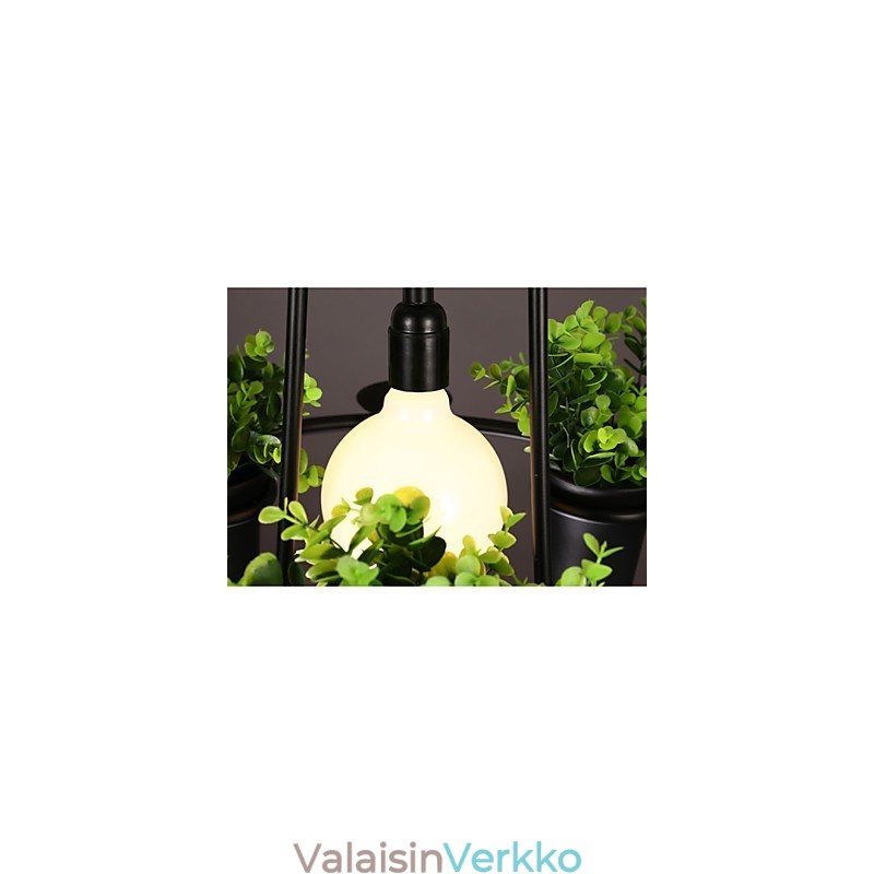 Moderni nykyaikainen koristeellinen design-riippuvalaisin (ei sisällä kasveja)