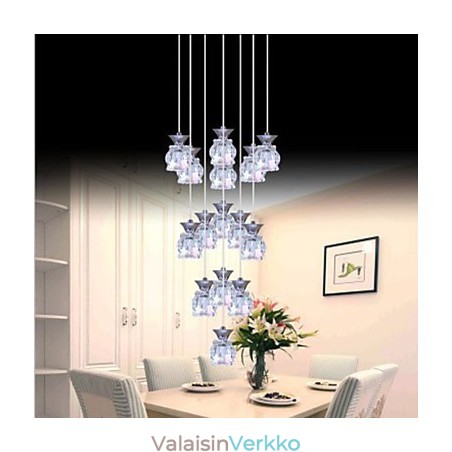 Ravintola 15 Head of Modern Simple Crystal Pendant Riipus Ravintola 15 Head of Modern Simple Crystal Pendant Riipus