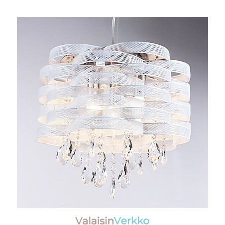 Tyylikäs kristalliriippuvalaisin 3 valolla