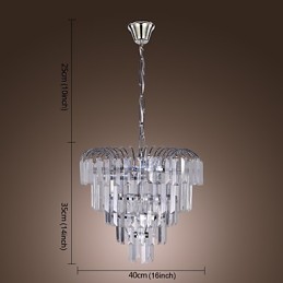 Ylellinen Crystal Chandellier