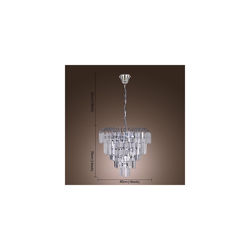 Ylellinen Crystal Chandellier