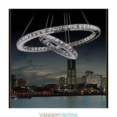 Hotelli riippuvalaisin kristallikruunu valaistus kattolamppujen valaisimet lämpimällä ja viileällä valkoisella Hotelli riippuvalaisin kristallikruunu valaistus kattolamppujen valaisimet lämpimällä ja viileällä valkoisella