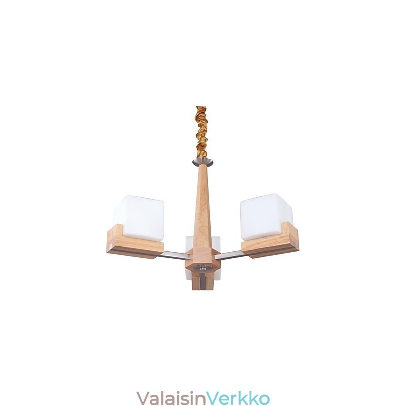 Tammi-riippuvalaisin Kolme valoa tammi ja lasi