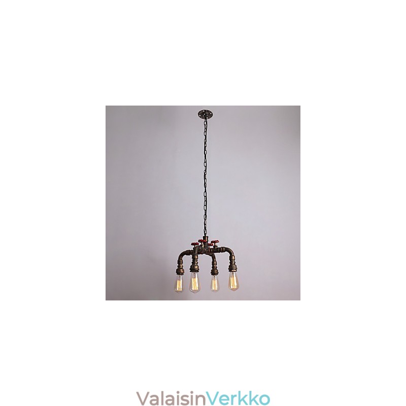 Water Pipe Retro 4Light Painting Riipus