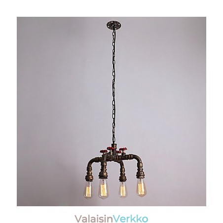 Water Pipe Retro 4Light Painting Riipus