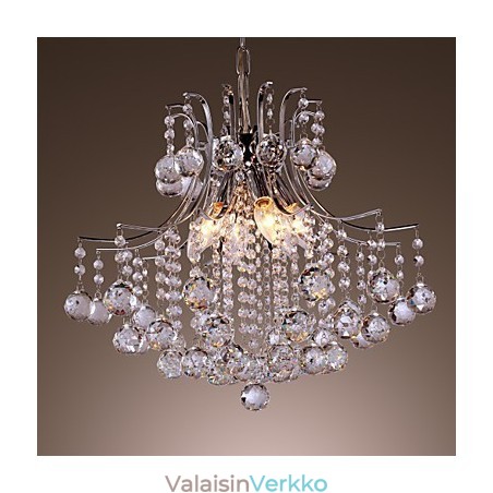 Moderni nykyaikainen kristalli mini-tyylinen galvanoitu metalliriippuvalaisin Moderni nykyaikainen kristalli mini-tyylinen galvanoitu metalliriippuvalaisin