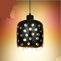 Yksinkertainen pöytä 3D Glass Creative Pendant