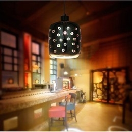 Yksinkertainen pöytä 3D Glass Creative Pendant