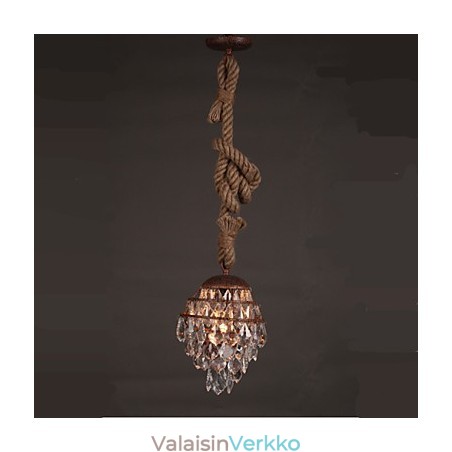 Retro lounge Hamppu Industrial Wind Imitation Crystal Kattokruunu Retro lounge Hamppu Industrial Wind Imitation Crystal Kattokruunu