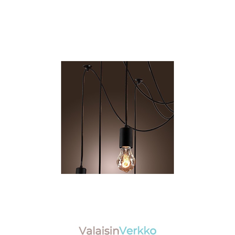 Kattokruunu Vintage Design -lamput Mukana Living 10 valoa riippuvalaisin