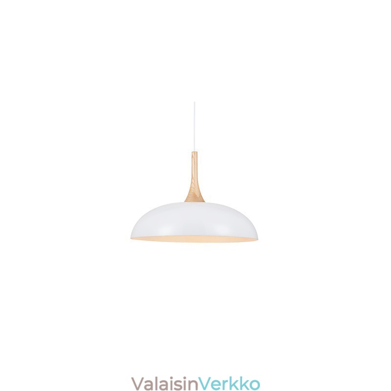 Mini Artistic Riippuvalaisin 1 Kevyt Moderni Yksinkertaisuus Musta Valkoinen Alumiini & Puinen pistorasia
