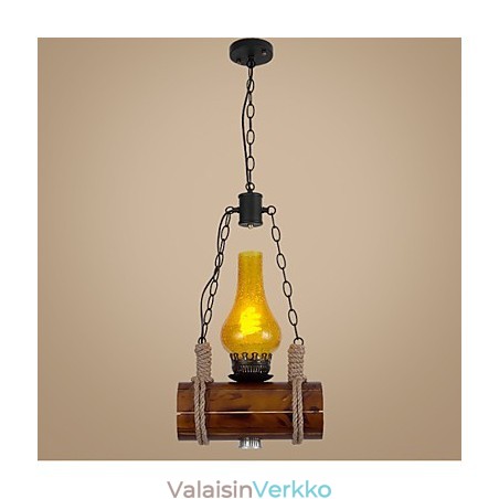 Retro massiivipuisen yksipäisen riipuksen tanko Retro massiivipuisen yksipäisen riipuksen tanko