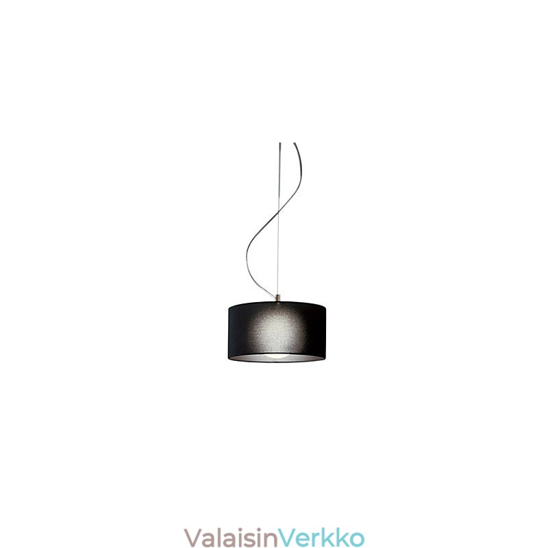 Riippuvalaisin mustalla varjostimella