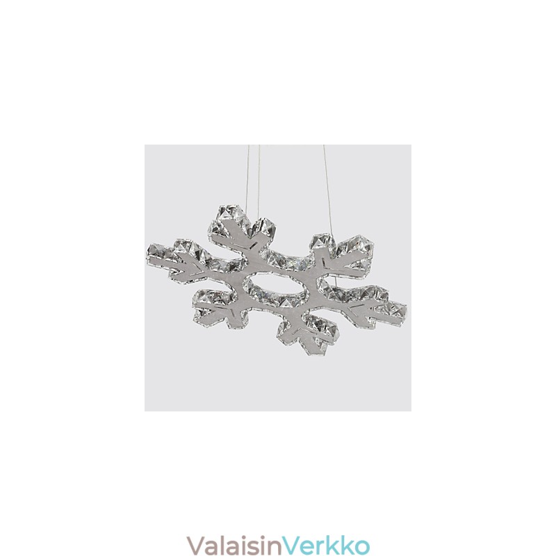 Perinteinen klassinen kromimetallikattokruunu