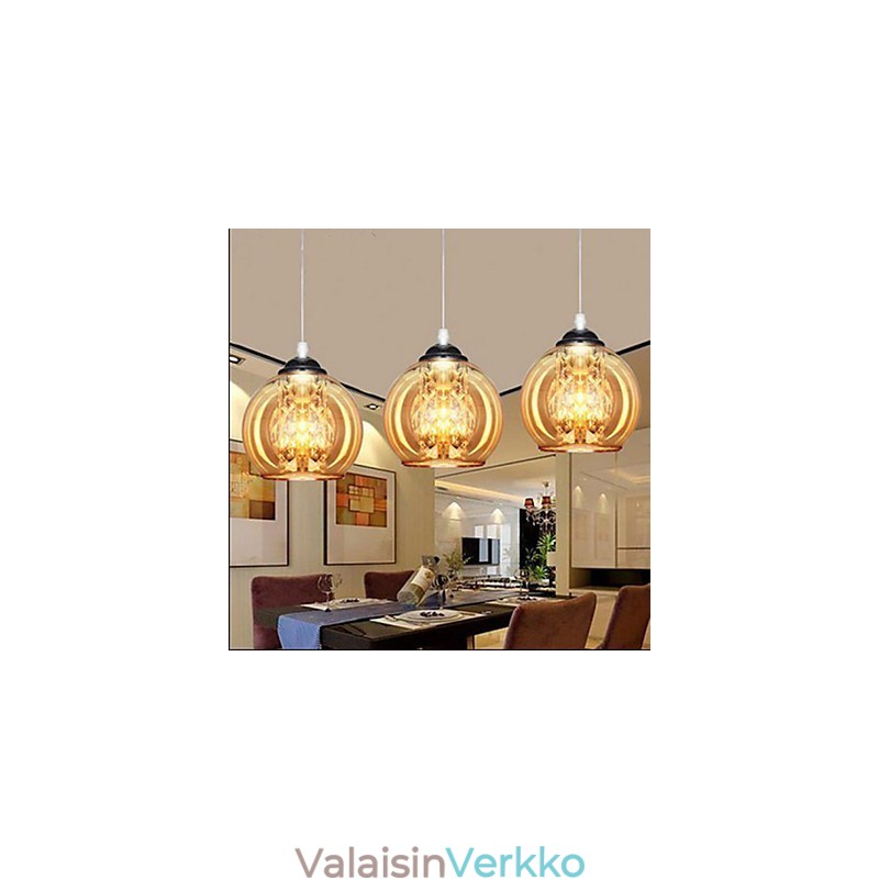 Lasipalloriippuvalaisin kolme