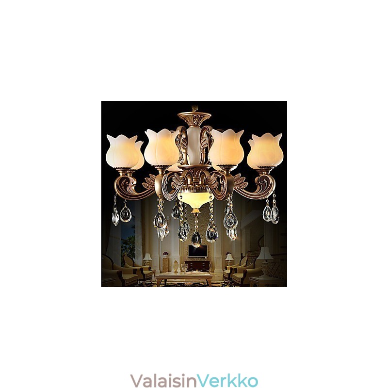 Eurooppalainen kristalliriippuvalaisin Ja ylellinen valaisin