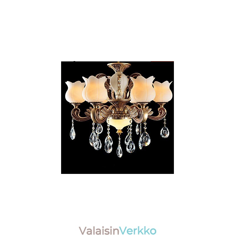 Eurooppalainen kristalliriippuvalaisin Ja ylellinen valaisin