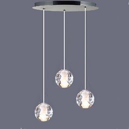Crystal Glass Kattokruunu Hail 3B