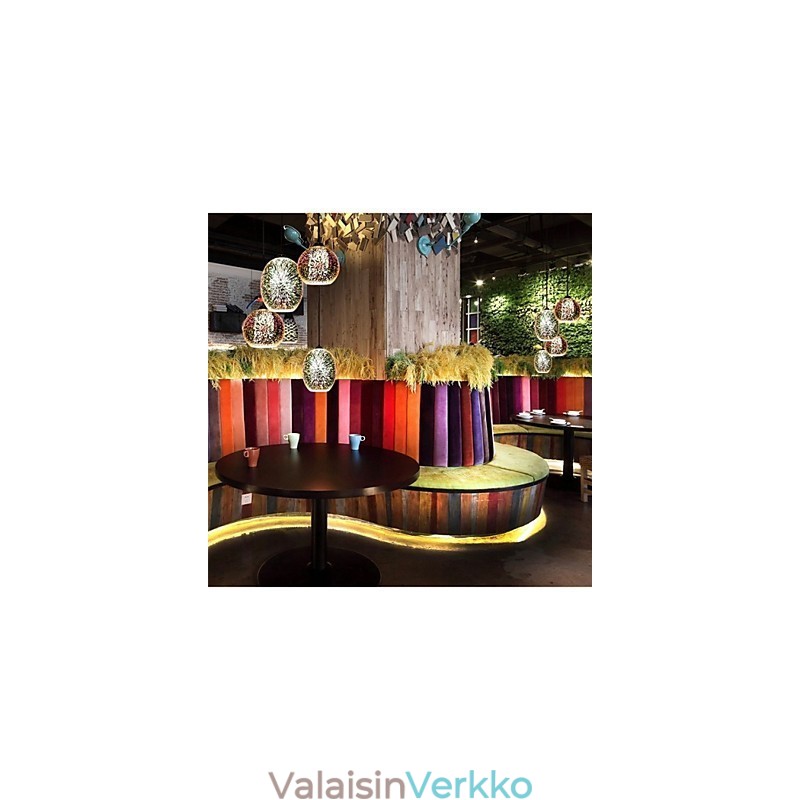 Yksinkertainen pöytä 3D Glass Creative Pendant