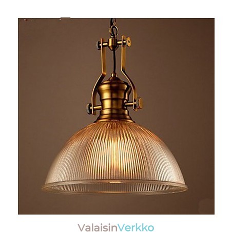 Amerikkalainen retro eurooppalainen yksipäinen kirkas lasikattokruunu Amerikkalainen retro eurooppalainen yksipäinen kirkas lasikattokruunu