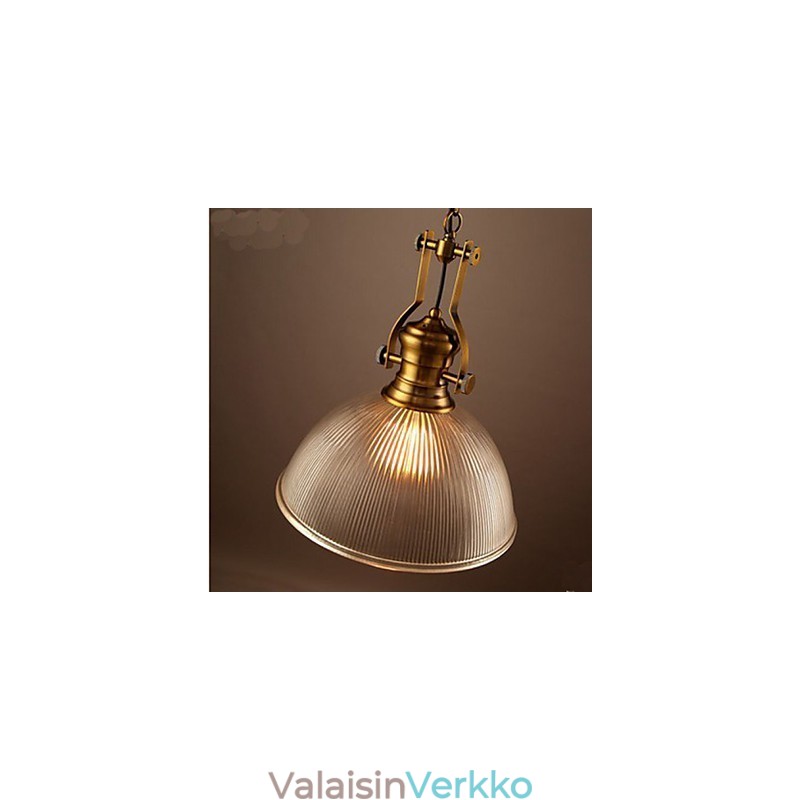 Amerikkalainen retro eurooppalainen yksipäinen kirkas lasikattokruunu
