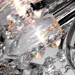 Kattokruunu Modern Crystal 3 valot