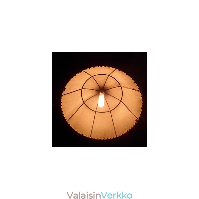 Pohjois-Amerikan tyylinen retro 1 kevyt riipus kangasvarjossa