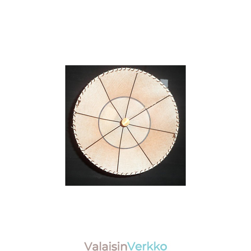 Pohjois-Amerikan tyylinen retro 1 kevyt riipus kangasvarjossa