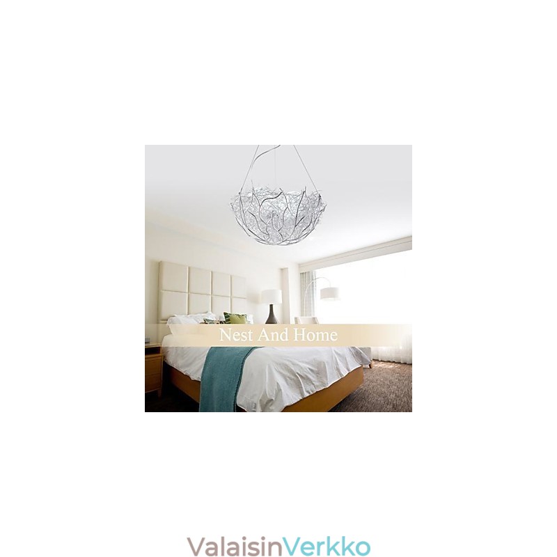 Moderni nykyaikainen hopeinen metalliriippuvalaisin
