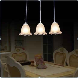 Riipus Three Lights White European Retro Classic