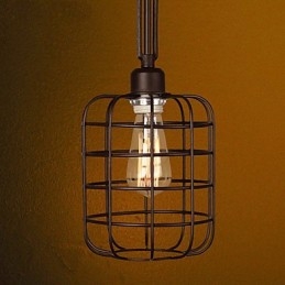Retro mini-tyylinen maalaus metalliriippuvalaisin