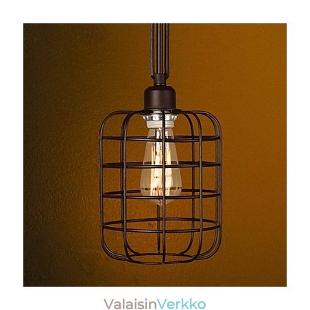 Retro mini-tyylinen maalaus metalliriippuvalaisin Retro mini-tyylinen maalaus metalliriippuvalaisin