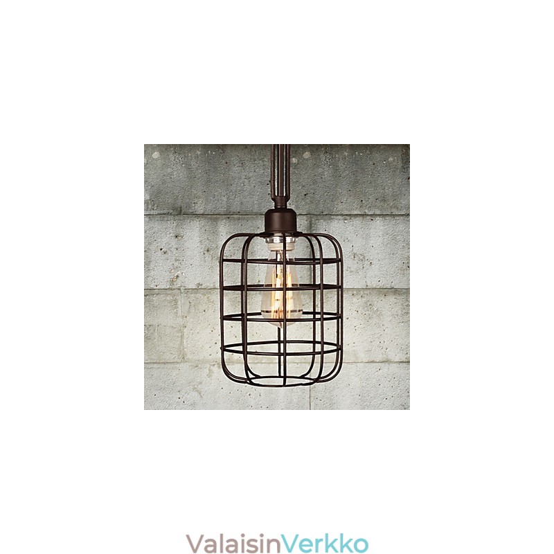 Retro mini-tyylinen maalaus metalliriippuvalaisin