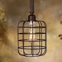 Retro mini-tyylinen maalaus metalliriippuvalaisin