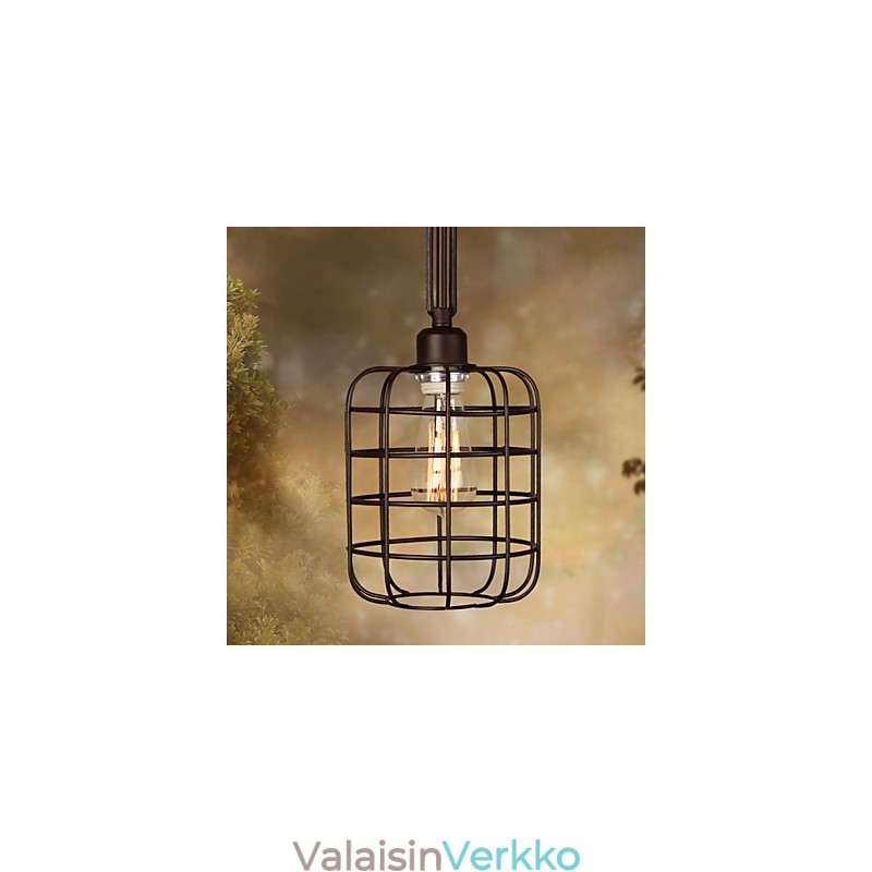 Retro mini-tyylinen maalaus metalliriippuvalaisin