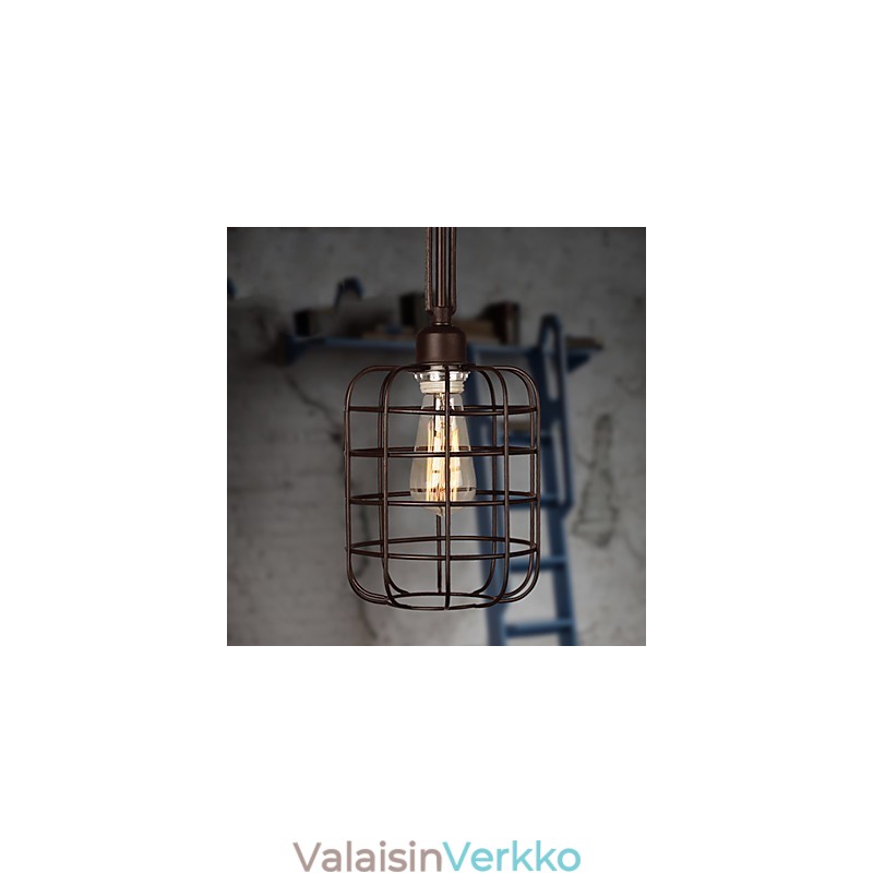 Retro mini-tyylinen maalaus metalliriippuvalaisin